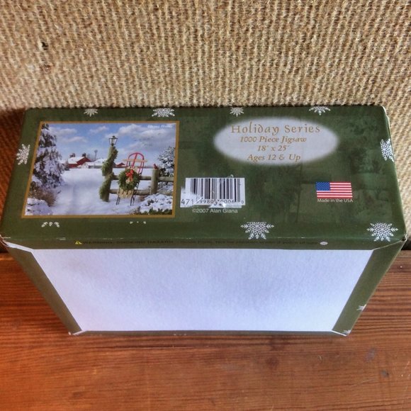 Flying Home Holiday Series Alan Giana 1000 Piece Jigsaw Puzzle 2007 New Sealed - Picture 2 of 3